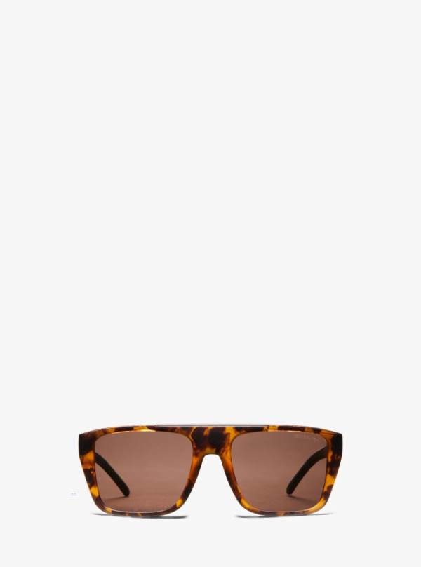 Panske Slnecne Okuliare Michael Kors Byron Leopardie - Doplnky Michael Kors Nejlevnejsi | QLSJO-3786